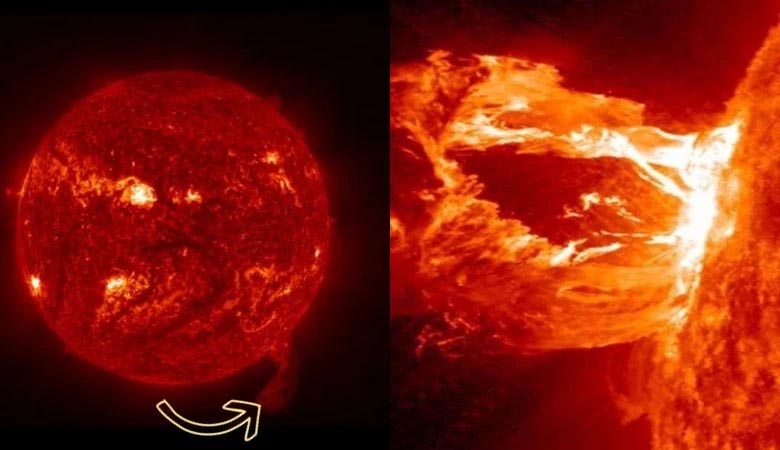 The surface explosion of the sun: ಸೂರ್ಯನ ಮೇಲ್ಮೈ ಸ್ಫೋಟ – ಭೂಮಿಗೆ ಕಾದಿದೆಯಾ ಅಪಾಯ?